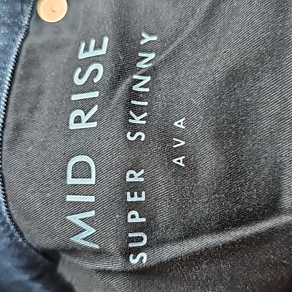 Lucky Brand Mid Rise Super Skinny Ava Stretch Jeans Women's Size 00/24 - Picture 7 of 15